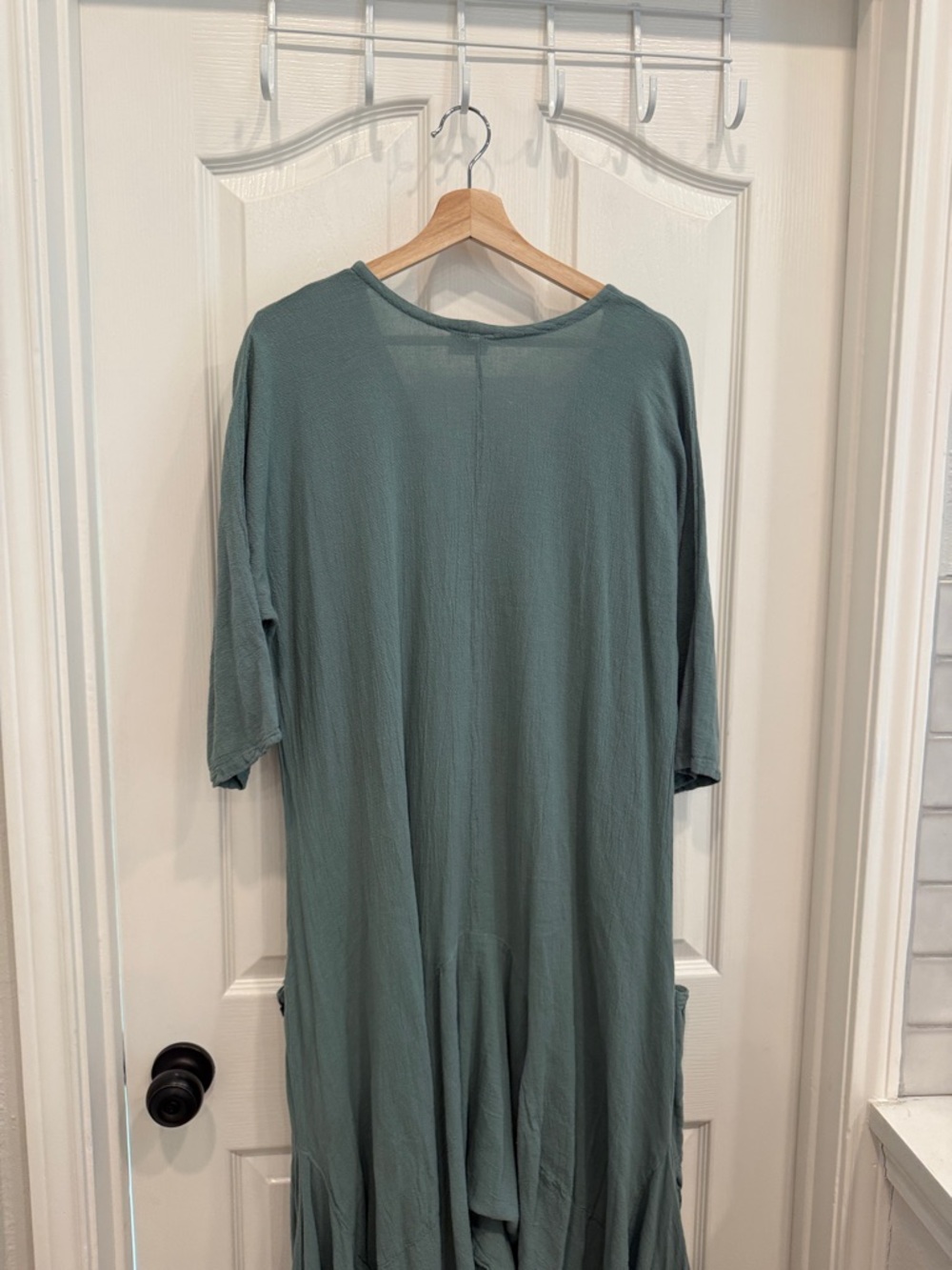 Oh my Gauze Shepard cotton gauze Lagenlook midi dress - Picture 13 of 14